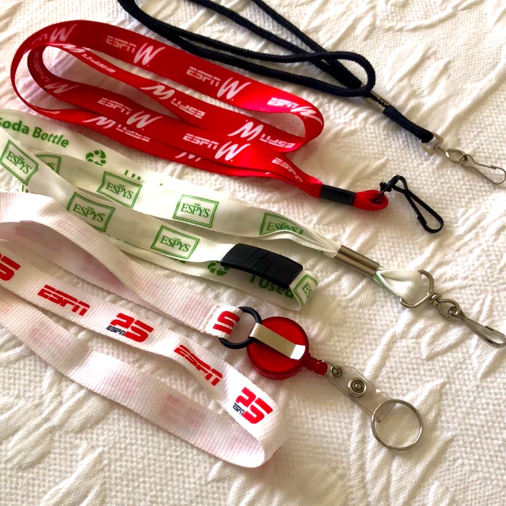 Espn New Authentic Speciality Lanyards With Official Logos